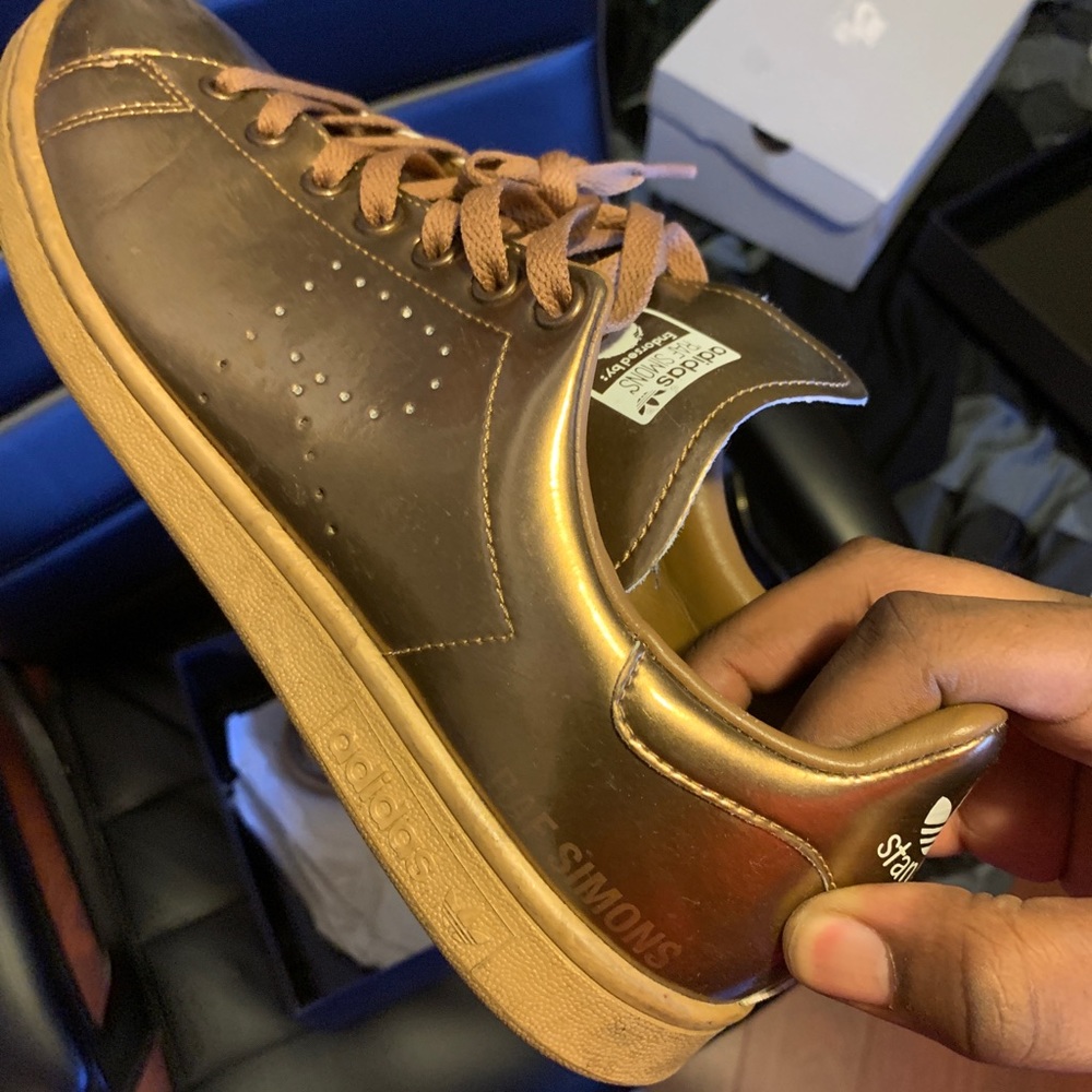 Raf simons stan smith GOLD
